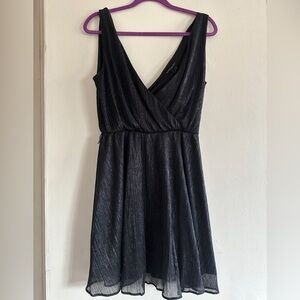 Banana Republic Shimmering Black Mini Dress
